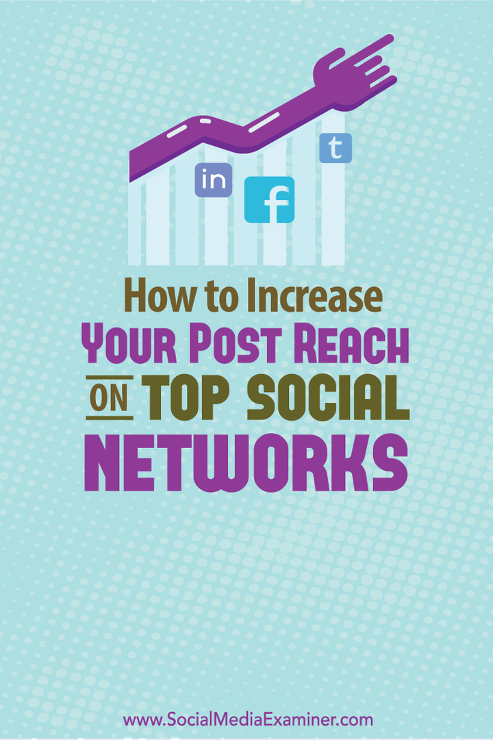 शीर्ष सामाजिक नेटवर्क पर अपनी पोस्ट तक पहुँचने के लिए कैसे: सामाजिक मीडिया परीक्षक