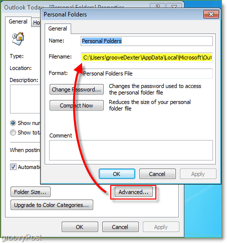 अपनी Microsoft Outlook .PST फ़ाइल को कैसे खोजें
