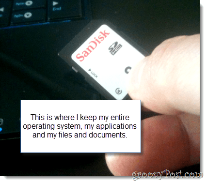  एक फ्लैश कार्ड पर लिनक्स