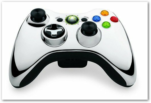 Xbox 360 क्रोम नियंत्रक क्रोम