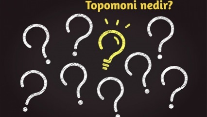 Topomony क्या है, यह क्या जांच करता है? Topomonic विज्ञान के लाभ क्या हैं? 