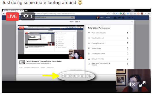 फेसबुक लाइव दृश्य टिप्पणियों डेस्कटॉप पर
