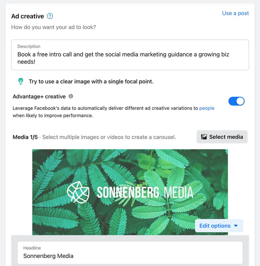 How-to-promot-your-book-now-or-reserve-action-buttons-with-paid-facebook-campaigns-add-creatives-build-carousel-leverage-advantage-plus-creative-sonnenbergmedia-example-26