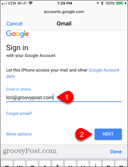 ईमेल पता दर्ज