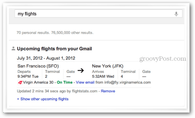 Google खोज में Gmail परिणाम कैसे सक्षम करें