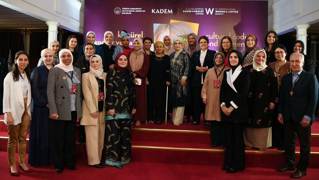 एमाइन एर्दोगन ने अंतर्राष्ट्रीय महिला और न्याय शिखर सम्मेलन, एनजीओ के प्रतिनिधियों से बात की