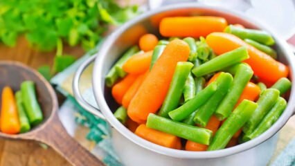 सब्जियों और मांस को कैसे संग्रहीत किया जाता है? 