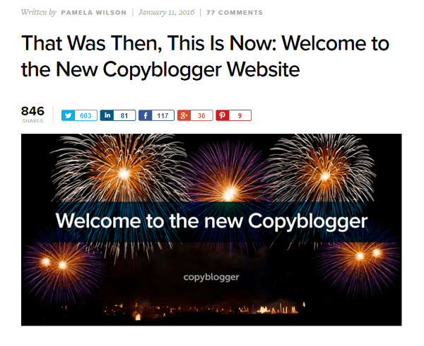 copyblogger टिप्पणियाँ वापस आती हैं