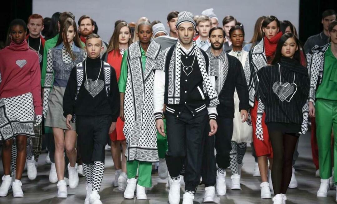 यूरोप के मध्य में फ़िलिस्तीन का संदेश: अज़ीज़ बेक्काउई द्वारा हस्ताक्षरित फैशन शो से प्राप्त सारी आय फ़िलिस्तीन को जाएगी!