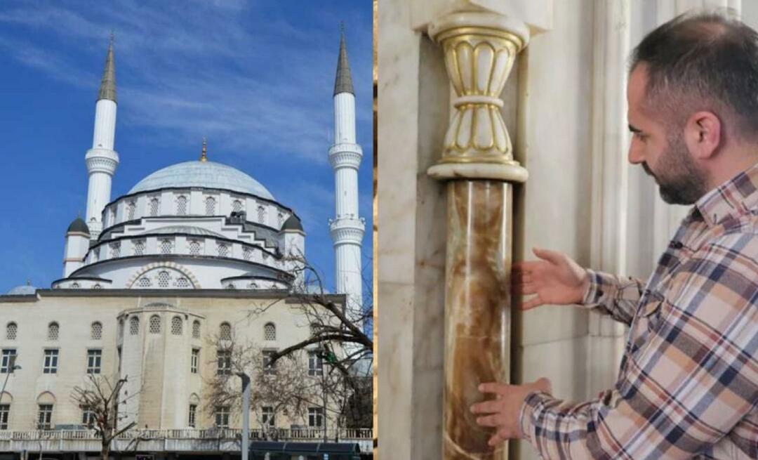 एलाजिग में इज्ज़त पाशा मस्जिद अपने संतुलन स्तंभों के लिए 3 भूकंपों से प्रभावित नहीं थी!