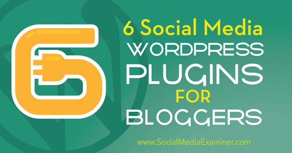 WordPress के लिए सामाजिक मीडिया plugins
