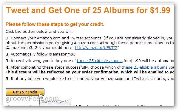 अमेज़न एक ट्वीट के लिए 25 विभिन्न एमपी 3 एल्बमों पर $ 7 + डिस्काउंट की पेशकश