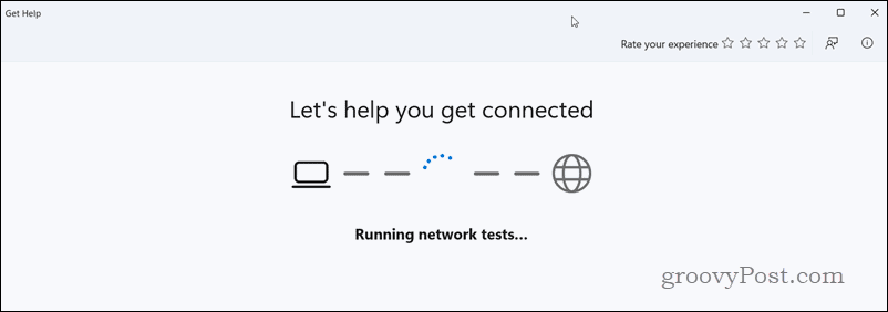 विंडोज़ 11 पर नेटवर्क समस्यानिवारक कार्य कर रहा है