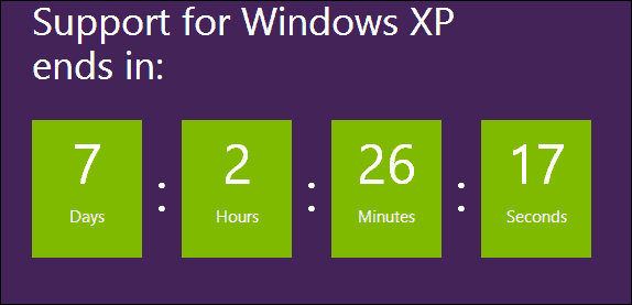 XP समर्थन जल्द ही समाप्त हो रहा है