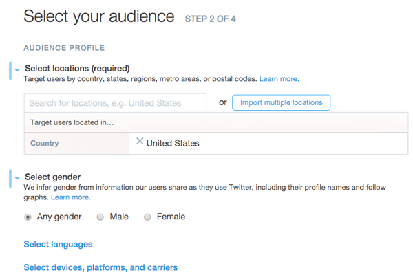 ट्विटर ने खाता विज्ञापन दर्शकों को बढ़ावा दिया