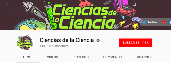 सशुल्क सामाजिक प्रभावितों की भर्ती कैसे करें, इसका उदाहरण स्पेनिश भाषी YouTube चैनल Ciencias de la Ciencia है