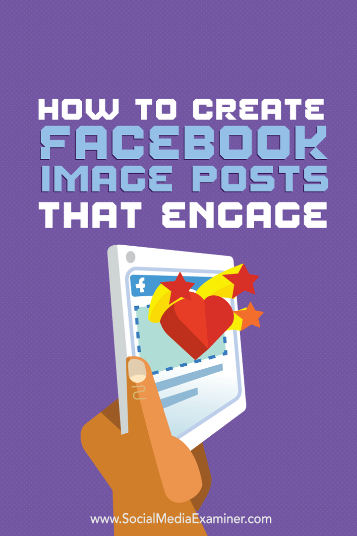 फेसबुक इमेज पोस्ट कैसे बनाएँ