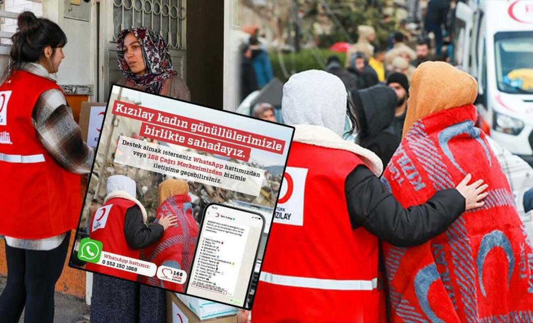 तुर्की रेड क्रीसेंट से एक नई सफलता: भूकंप पीड़ितों के लिए एक विशेष व्हाट्सएप लाइन की स्थापना की