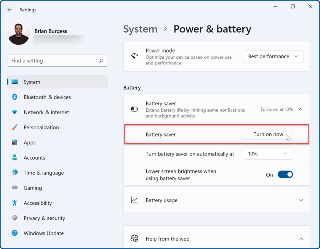Windows 11 पर बैटरी जीवन में सुधार करें