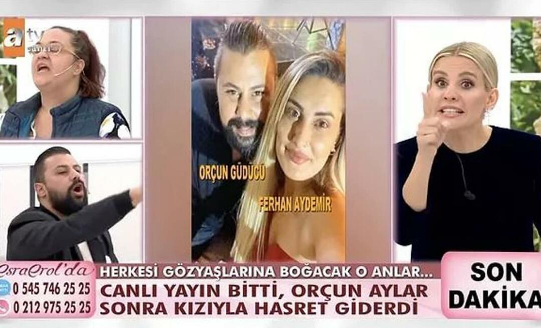 लाइव प्रसारण को लेकर असमंजस! Esra Erol ने Orçun को निकाल दिया, जो शादीशुदा होने पर शादीशुदा थी, 'बाहर निकलो'