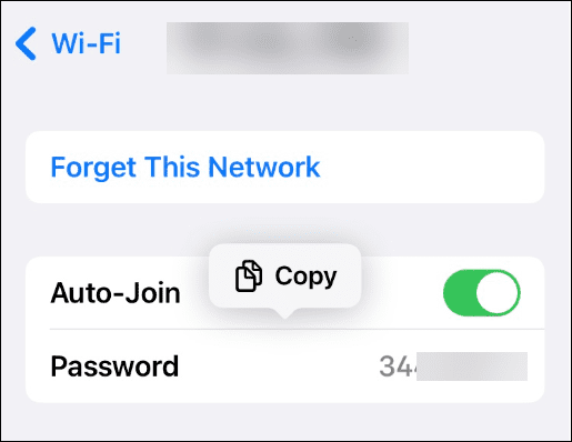 IPhone पर सहेजे गए वाई-फाई नेटवर्क पासवर्ड देखें