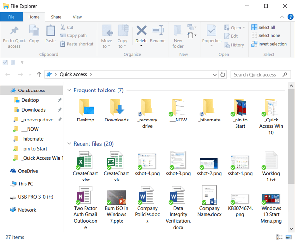 विंडोज 10 फ़ाइल एक्सप्लोरर