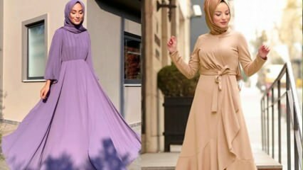ग्रीष्मकालीन हिजाब कपड़े कैसे गठबंधन करें? 2020 ड्रेस मॉडल