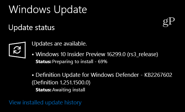 Microsoft Windows 10 पूर्वावलोकन बनाएँ पीसी के लिए 16299 बनाएँ