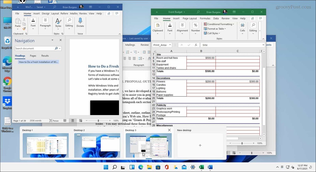 विंडोज 11 पर वर्चुअल डेस्कटॉप का उपयोग कैसे करें