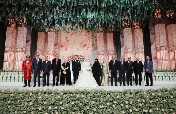 राष्ट्रपति एर्दोआन के भतीजे ओसामा एर्दोआन का विवाह समारोह