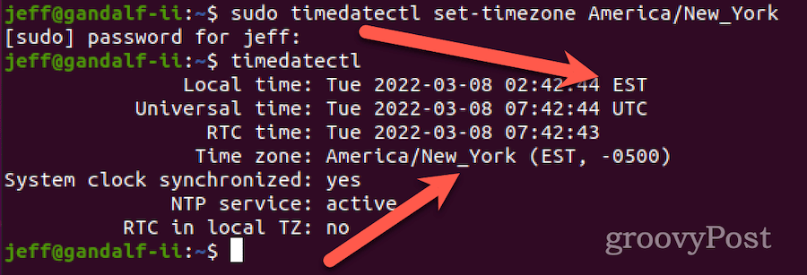 टाइमडेटेक्ट का उपयोग करके लिनक्स में समय क्षेत्र कैसे सेट करें?