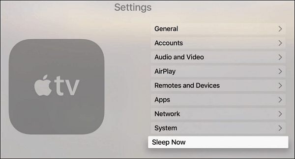 कैसे नियंत्रित करें जब आपका नया एप्पल टीवी सो जाता है