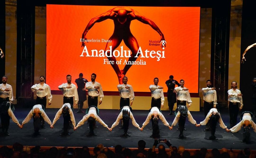  2. कोरकुट अता तुर्की विश्व फिल्म महोत्सव अनातोलिया नृत्य समूह की आग