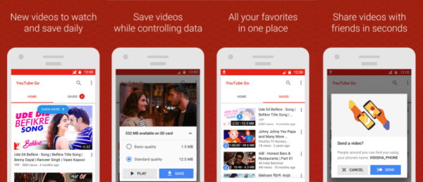 YouTube Go ऐप का बीटा संस्करण भारत में Google Play Store पर डाउनलोड के लिए उपलब्ध है।