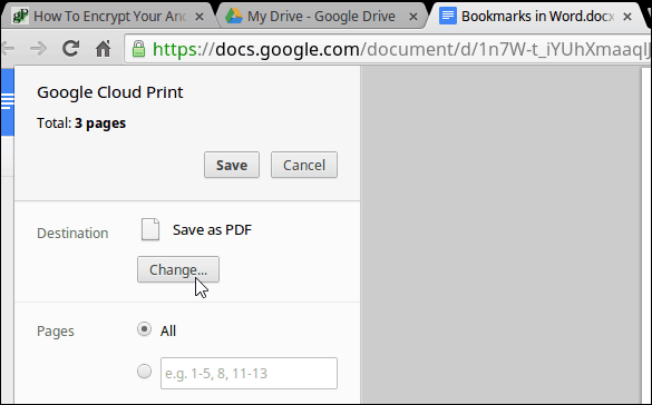 प्रिंटर Chromebook बदलें