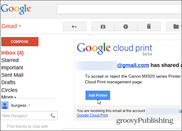 Google क्लाउड प्रिंट के माध्यम से अपने प्रिंटर को कैसे साझा करें