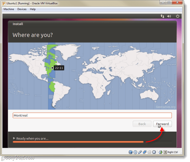 ubuntu समय क्षेत्र का चयन करें