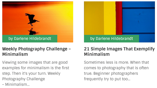 डिजिटल फोटोग्राफी स्कूल अपने पोस्ट में पाठकों को चुनौती देता है।