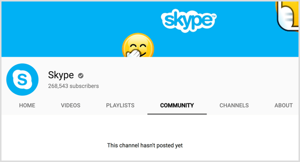 YouTube समुदाय टैब चैनल अभी तक पोस्ट नहीं किया गया है