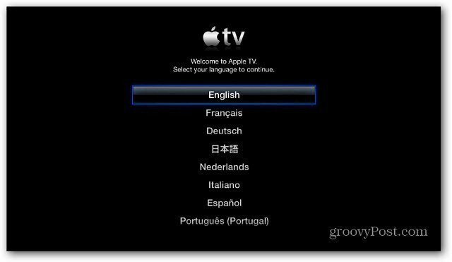 Apple TV सेटअप करें