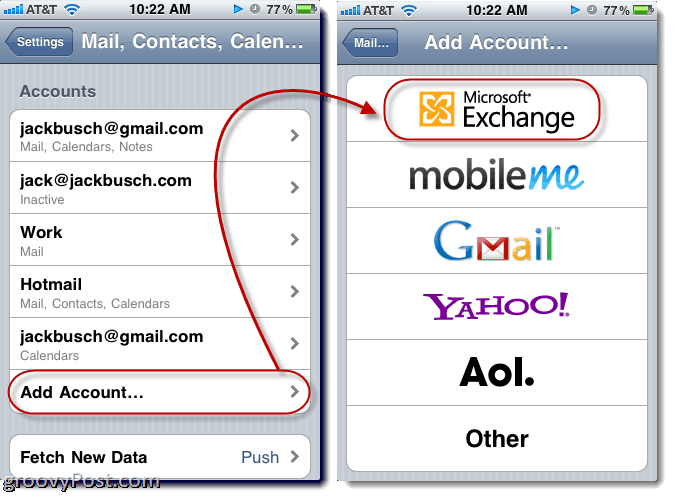 ActiveSync (पुश के साथ) का उपयोग करके अपने iPhone के साथ हॉटमेल ईमेल, संपर्क और कैलेंडर को कैसे सिंक करें!