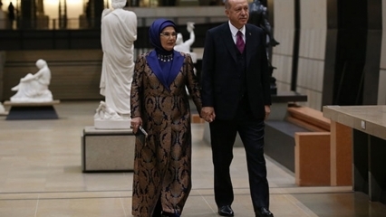 पहली महिला एर्दोगन की पोशाक में तुर्क विस्तार!
