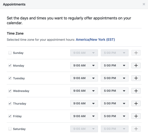 Facebook पृष्ठ पर अपॉइंटमेंट CTA जोड़ने के चरण 2