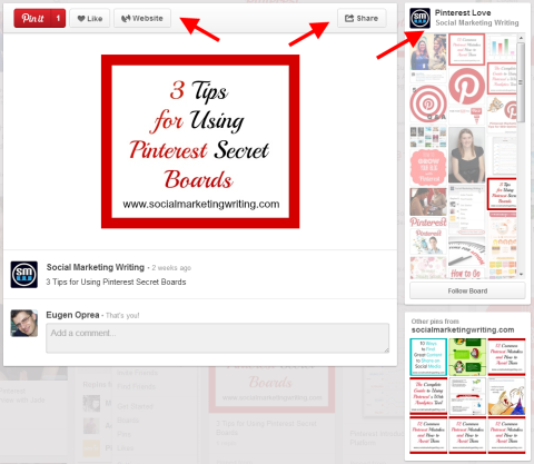 Pinterest विस्तारित पिन