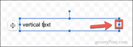अपने टेक्स्ट बॉक्स का आकार बदलें Google डॉक्स