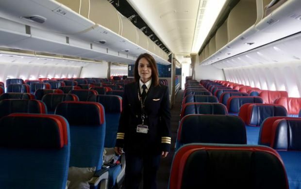 THY की कोलंबियाई महिला पायलट