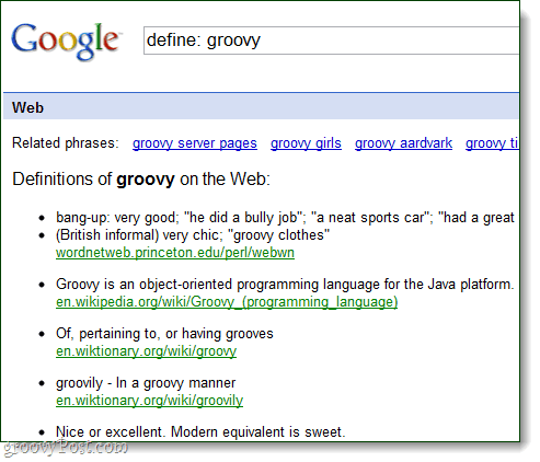 गूगल शब्दकोश