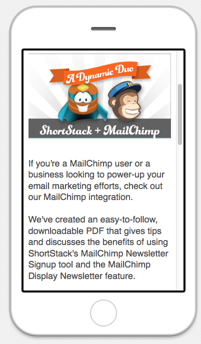 MailChimp मोबाइल मार्केटिंग