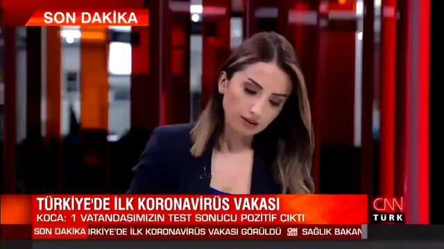 CNN Türk के रिपोर्टर दुगुय काया ने कोरोनोवायरस को पकड़ा!