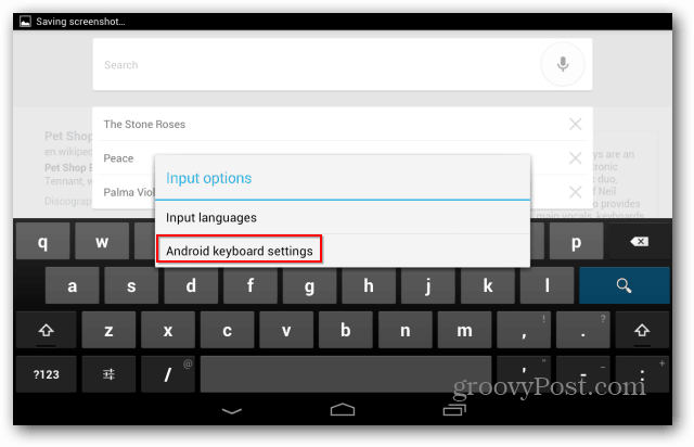 Android कीबोर्ड सेटिंग्स
